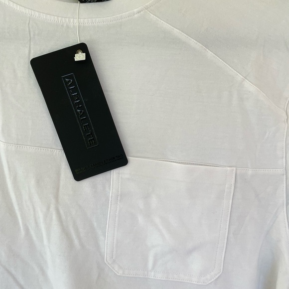 Alphalete Evo Pocket Tee - White Men’s Large - Picture 7 of 10